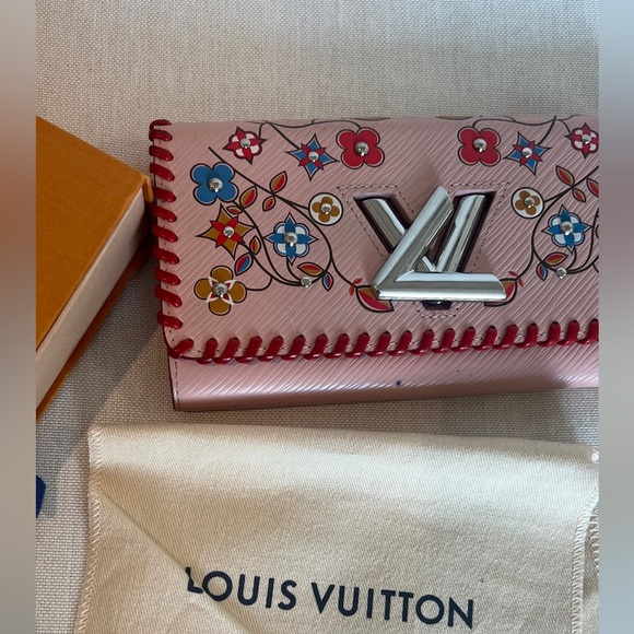 🛑SOLD🛑 Louis Vuitton Long Wallet Epi Portefeuille Twist Pink - Picture 2 of 11
